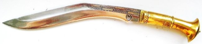 Нож Кукри 13" Chitlange Brass Handle